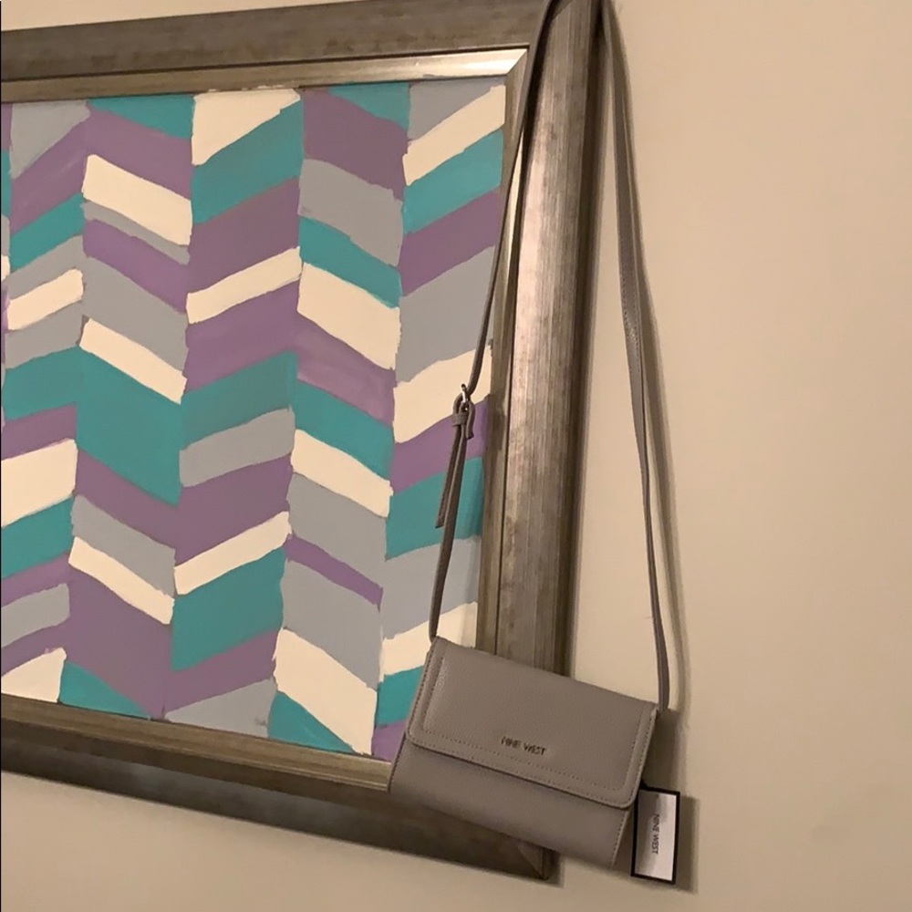 Nine West Grey small purse NWT